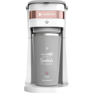 Cafeteira Cadence Rose Gold Caf206 Com Copo Termico 127v Branco 127v