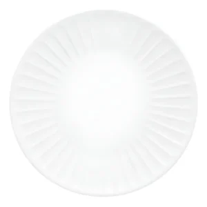2 Pratos Wolff Colibri Para Sobemesa De Cerâmica Branco 19cm