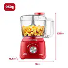 Mini Processador Turbo Pratic Mondial Mp-16 Vermelho 220v Vermelho 220v - Imagem 6