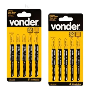 Kit 10 Lâminas De Serra Tico-tico Universal Vd111c - Vonder