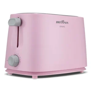 Torradeira Britânia Rosa 6 Níveis De Tostagem 750w