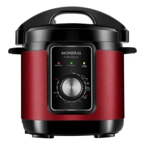 Panela De Pressão Elétrica 700w Pe-47-3l-ri Vermelho Mondial Frequência 60