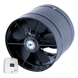 Exaustor Axial Cozinha Industrial 200mm Grafite Bivolt Tron 127/220v