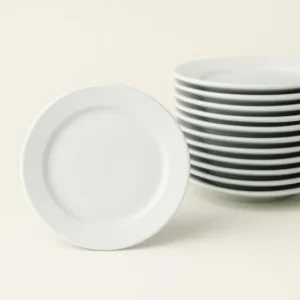 Conjunto 8 Pratos Sobremesa Tramontina Paola Porcelana 21 Cm