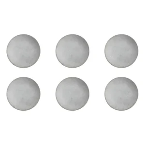 Kit Com 6 Pratos Raso Coup Concrete 29cm Alleanza Cerâmica