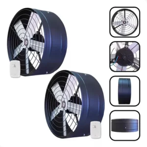Exaustor 40 Cm C Motor Blindado Alta Temperatura Vazão 220v