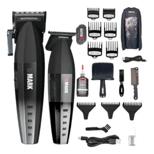 Kit Maquina Cortar Cabelo Wmark Sem Fio C/ Acessórios NG 2038 325
