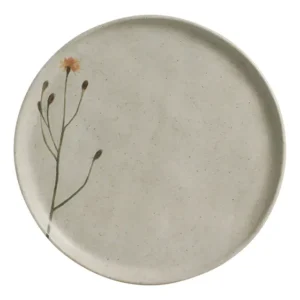 Conjunto 6 Pratos Rasos Porto Brasil Stoneware Florido 27,5cm