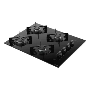 Fogao Atlas 4 Bocas Cooktop Utop Pto Preto 110/220v