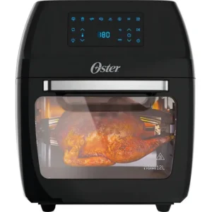 Fritadeira Oster 3 Em 1 Fryer Digital 12l 1800w Preta Cor Preto