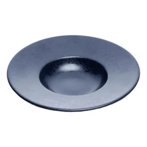 Prato Para Risoto Wolff Mist De Cerâmica Azul Matte 26cm