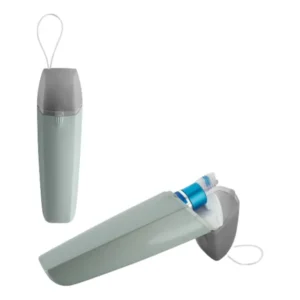 Porta Escova Dentes Viagem Estojo Com Alça Fosco Premium Cor Cor Verde-claro