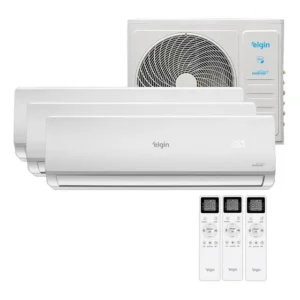 Ar Condicionado Multi Split Inverter Elgin Hw R-32 Wifi 27.000 BTUs (3 Evap 12.000) Quente/Frio Monofásico