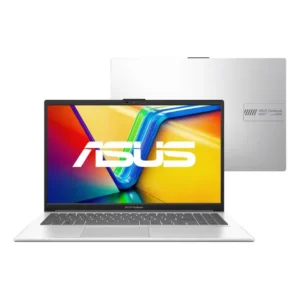 Notebook ASUS Vivobook Go 15 Core i3 N305 4GB Ram 256GB SSD W11 Home Tela 15,6" Full HD Prata Metálico - E1504GA-NJ441W
