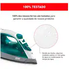 Ferro De Passar A Vapor Arno Steamgliss Ptfe Vd/bc/cz 127v Branco/cinza 127v - Imagem 5