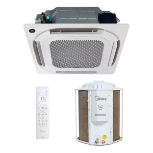 Arcond Split Cassete 4vias Inverter Midea 60000btu Frio Cor Branco (painel)