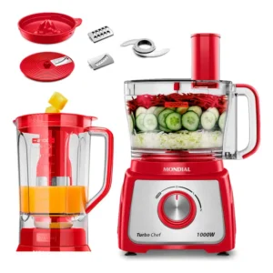 Multiprocessador Turbo Chef 7 em 1 Mondial 1000W MPN-01-RE