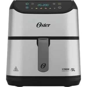 Fritadeira Elétrica Digital Oster Ofrt930 5l 110v Preto Prateado 127v