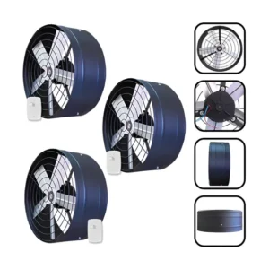 Kit 2 Exaustor 40cm Alta Vazão Motor Blindado Oferta 220v