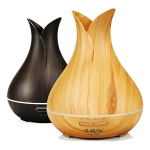 Umidificador Difusor Elétrico Ultrassônico Led 400ml Tulipa