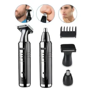 Aparador de Pelos Kemei KM-6511 Sem Fio Multigroomer Orelhas e Nariz