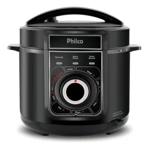 Panela De Pressão Philco Ppp02pi Inox 5l 900w Preta Cor Preto