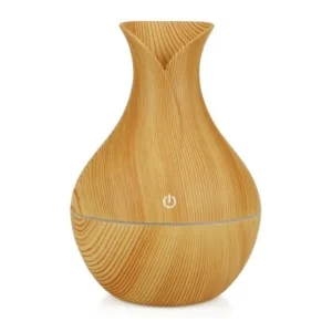 Umidificador Ultrassônico Luatek USB Madeira Clara 200ml Difusor Aromas