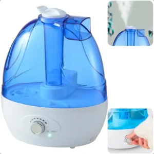 Umidificador Desligamento Automático Ultrassônico 2,5L Azul Bico 360°