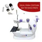 Mini Máquina De Costura Doméstica Portátil Compacta Bivolt Branco 127/220v - Imagem 8