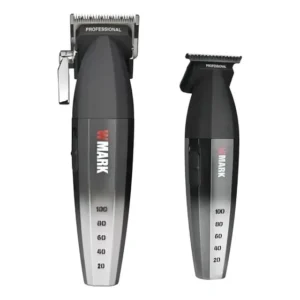 Máquina de Corte Wmark NG2038 Prata Sem Fio 9 Pentes Aço Inoxidável