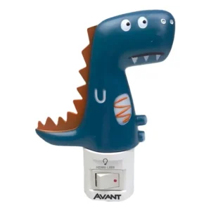 Luminaria Noturna Infantil Tomada 1w Amarela Avant Modelos Cor Da Cúpula Dinossauro Cor Da Estrutura Dinissauro