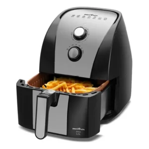 Air Fryer BFR51 5,5L Antiaderente Gold Com Controle de Temperatura e Potência de 1500W Cor Preto Britânia