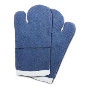Luva Térmica Grafatex Alta Temperatura Até 500 Graus - 35cm Azul