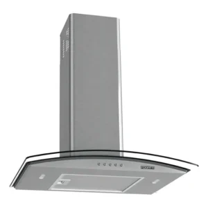 Coifa Fogatti De Parede Clean Vidro Curvo Kromanox 60cm Cor Cromanox