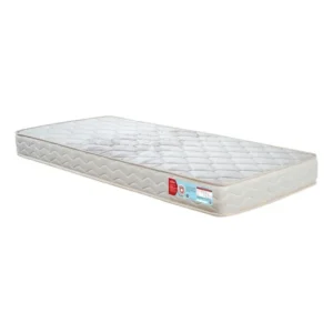 Colchão De Espuma Orthocrin Cristal D45 Solteiro 88x188x25 Bege