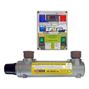Aquecedor Elétrico Piscina 30.000 Litros 380V Inox TurboHot