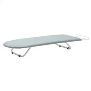 Tabua Passar Roupa Dobrável Leve Cama Mesa Porta Ferro Cor Branco Lisa