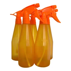 Kit C/5 Borrifador Pulverizador Ultrajet 500ml Guarany Laranja