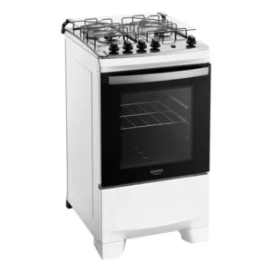 Fogão 4 Bocas Dako Supreme Com Mesa Em Inox Branco Bivolt