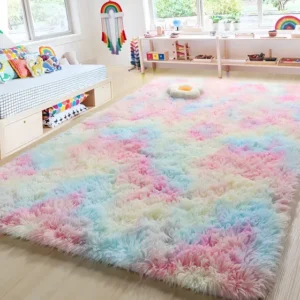Tapete 2,00x1,50 Peludo Felpudo Sala E Quarto Cores Cor Tie Dye Desenho Do Tecido Pelo Alto Casa Laura Enxovais Tapete Médio Para Sala