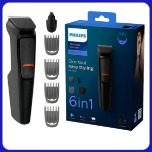 Aparador De Pelos Maquina Cortar Multigrom Mg3711/15 Philips Preto 127/220v