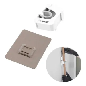Suporte Para Vassouras Vonder Branco