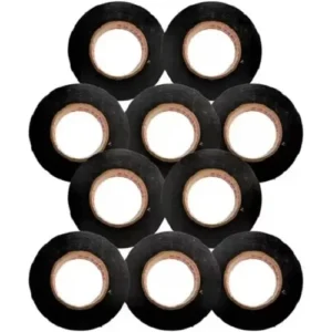 Kit 10 Rolos Adelbras Fita Isolante Preta 19mm x 20m Antichamas