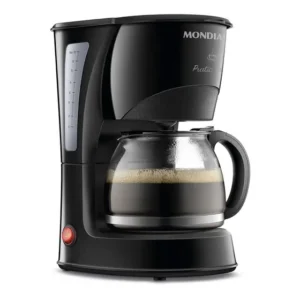 Cafeteira Elétrica Mondial Pratic 20 - Jarra De Vidro - Serve 20 Xícaras - Cn-01-20x - Preto/prata