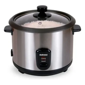 Panela De Arroz Itatiaia El Mid Vis 1,5l 500w Inox 127v Preto 127v