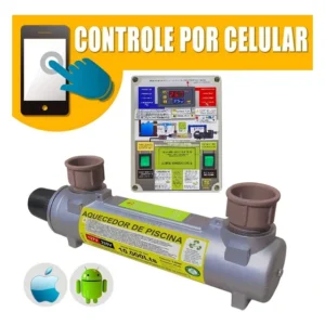 Aquecedor Elétrico TurboHot 10m³ 8KW 127/220V Controle Celular