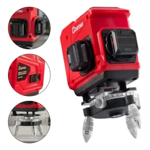 Kit Nível A Laser Com 2 Baterias + Base + Maleta Cortag
