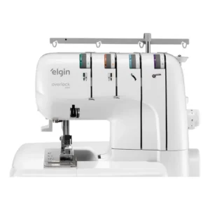 Máquina De Costura Elgin Overlock 2000 Portátil Branca 220v Branco 220v
