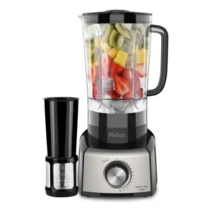 Liquidificador Inox Plq912p 3l 12 Vel 1200w Philco