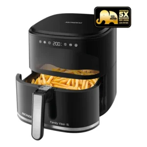 Fritadeira Sem Óleo Air Fryer Digital 5l Mondial Preto AF-50-DV - Excelente (Recondicionado)